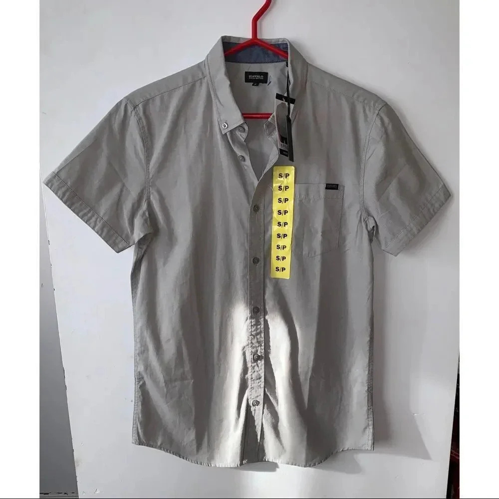 ✨Buffalo Men's Slim-Fit button down Shirt